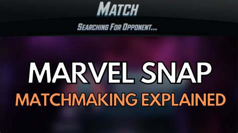 marvel snap mmr issue|Marvel Snap Matchmaking Explained .